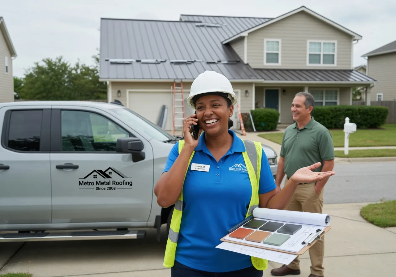 Storm Damage Metal Roof Repair in Bankston, AL